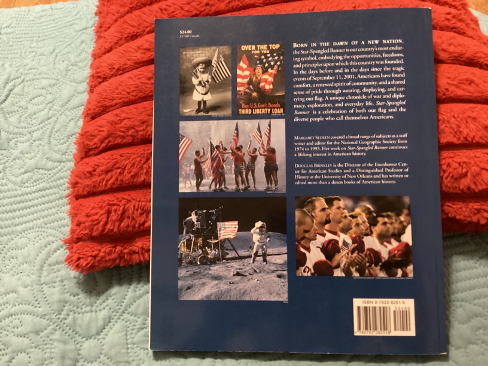 STAR-SPANGLED BANNER SOFTCOVER BOOK/ NATIONAL GEOGRAPHIC,232 PAGES/FREE POSTAGE!