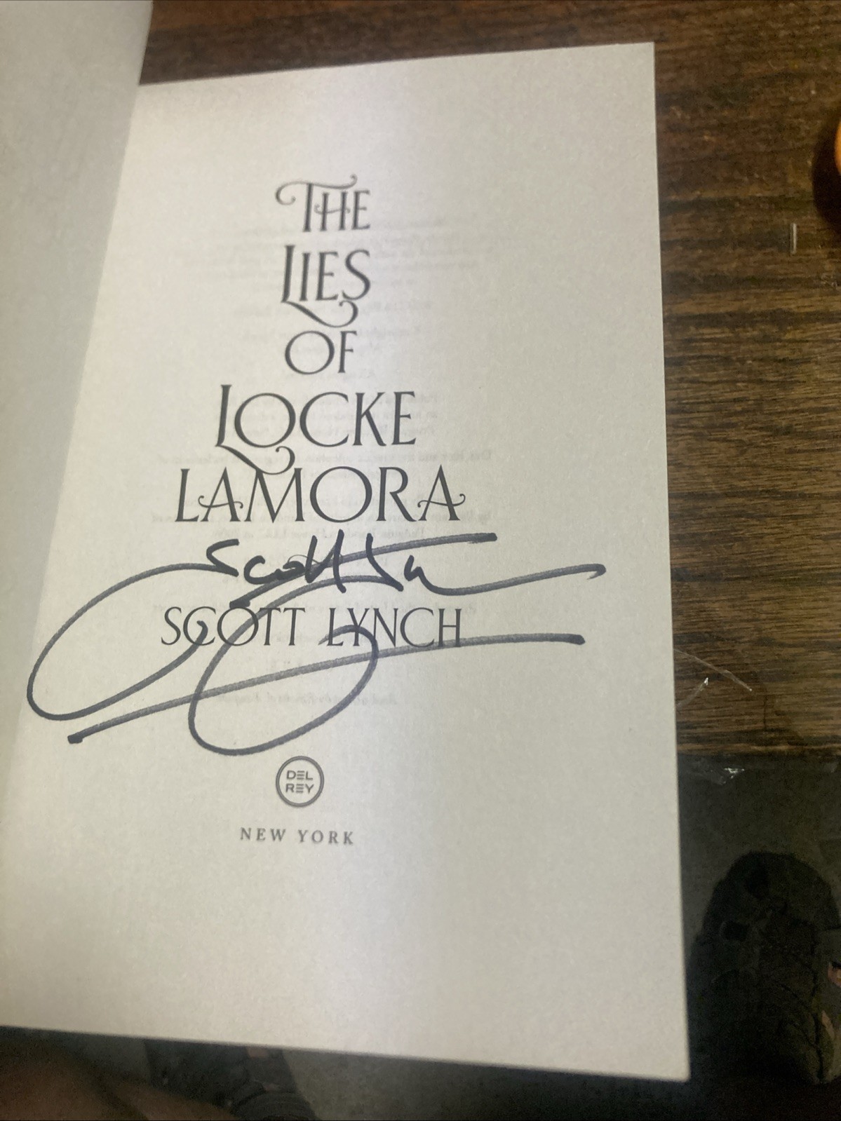 *SIGNED* Lies of Locke Lamora by Scott Lynch 2024 Trade Paperback