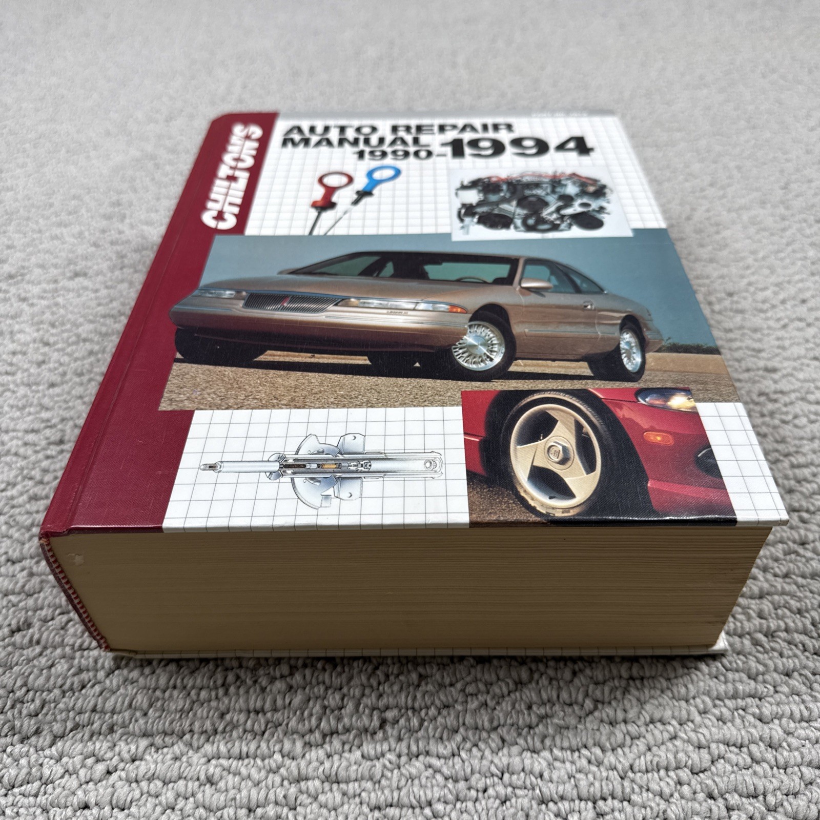 Vintage Chilton’s Auto Repair Manual 1990-1994 Hardback Book 1993
