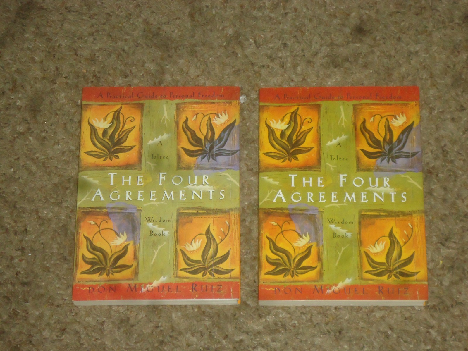 Lot 20 Copies The Four Agreements Don Miguel Ruiz + 1 Copy in Spanish