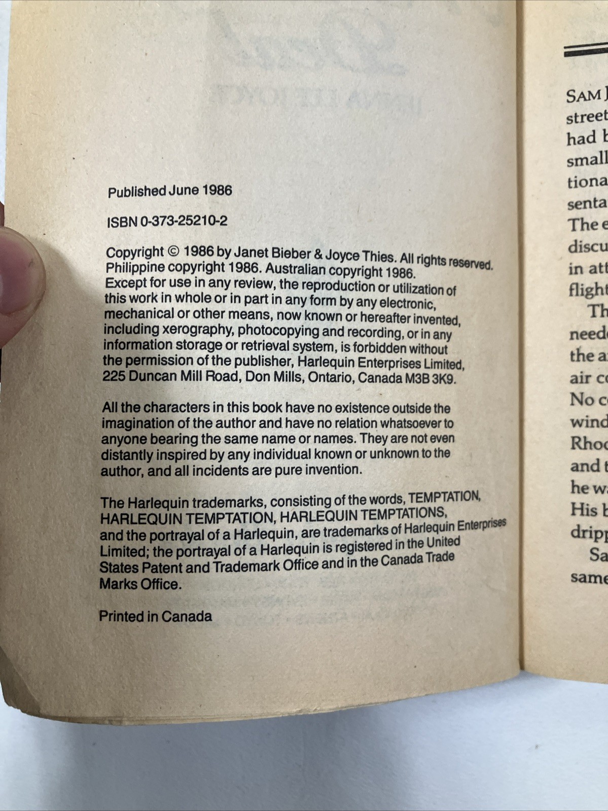 Package Deal – Jenna Lee Joyce (1986, Trade Paperback)