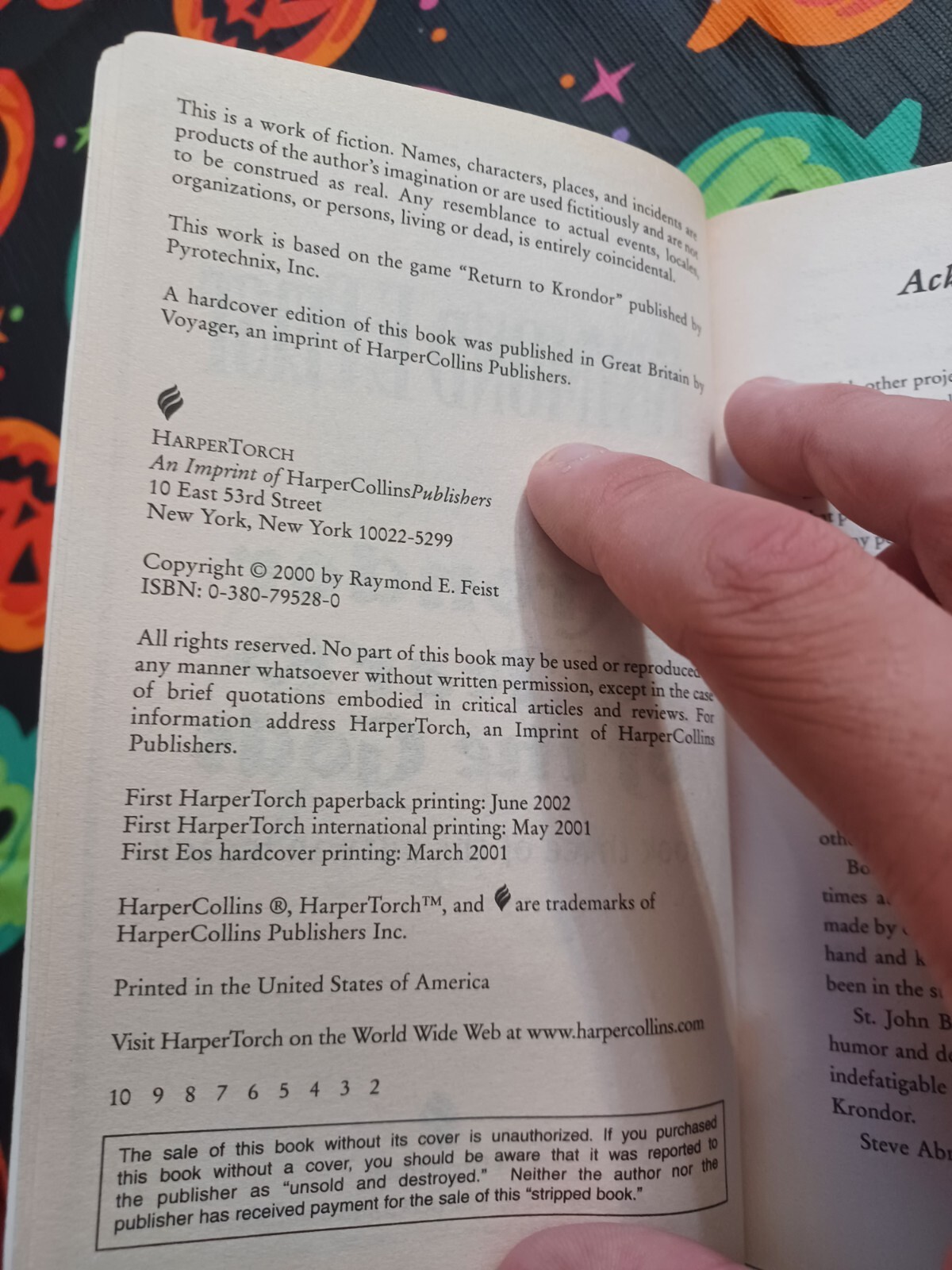 Krondor: Tear of the Gods (Riftwar Legacy) – Mass Market Paperback