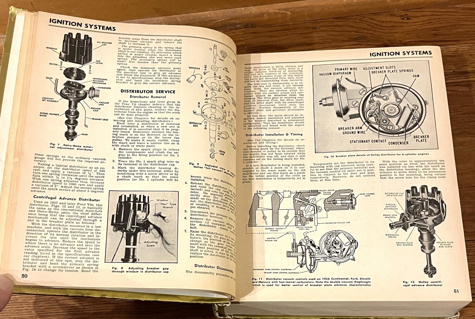 MOTOR AUTO REPAIR MANUAL-Second Vintage Car Edition, 1953-61 Models-VG 1981 HC!