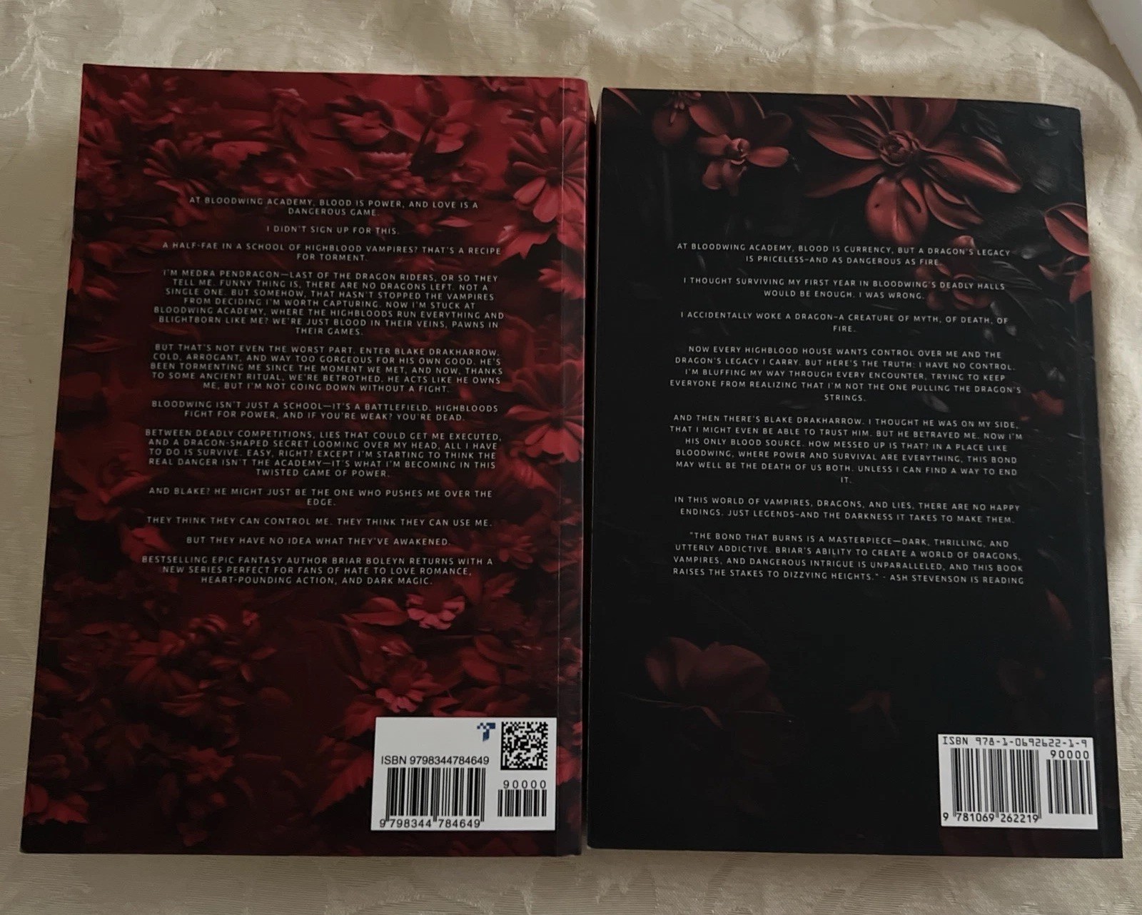 On Wings of Blood & The Bond That Burns Bloodwing Academy Trade Paperback