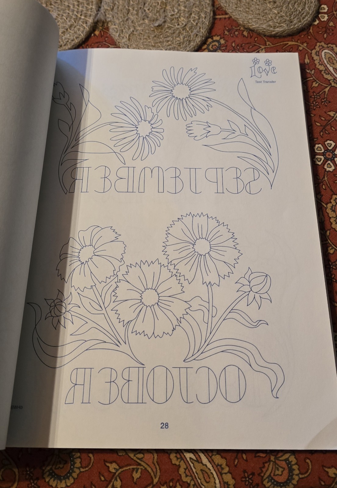 FLOWERS FROM MY GARDEN: IRON-ON TRANSFERS By Vicki Blizzard – Hardcover *VG+*