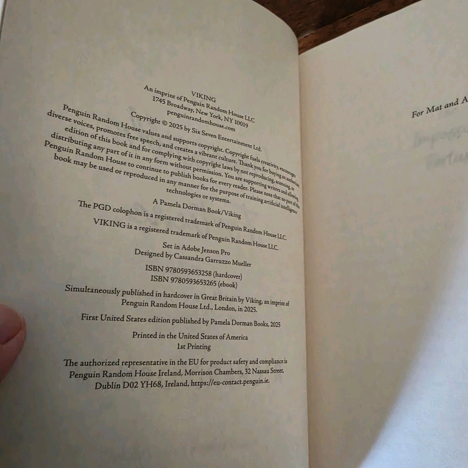 The Impossible Fortune : A Thursday Murder Club Mystery 1st print Richard Osman