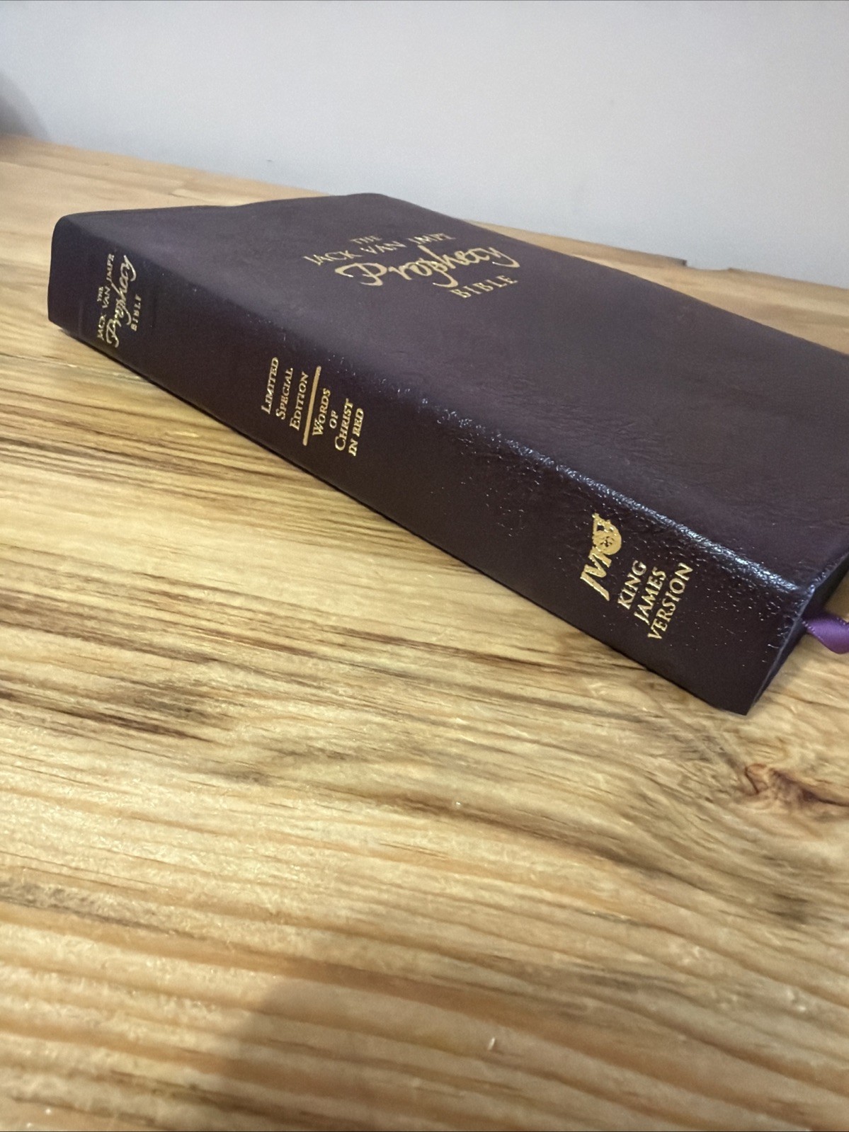 The Jack Van Impe Prophecy Bible-KJV Special Limited Edition Leather Bible