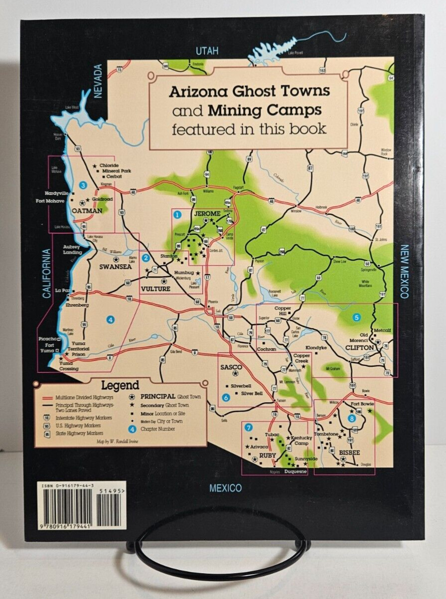 Arizona Ghost Towns and Mining Camps by Philip Varney, 2000 5th Printing