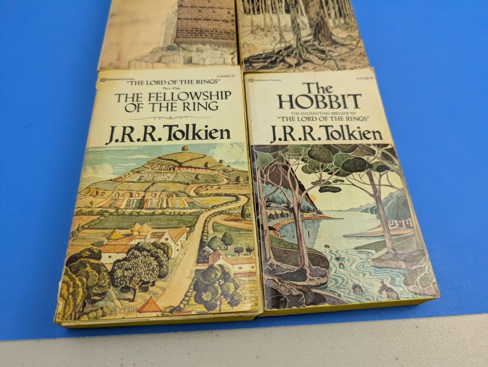 1977 Tolkein Book Set Hobbit Lord of the Rings Ballantine Books