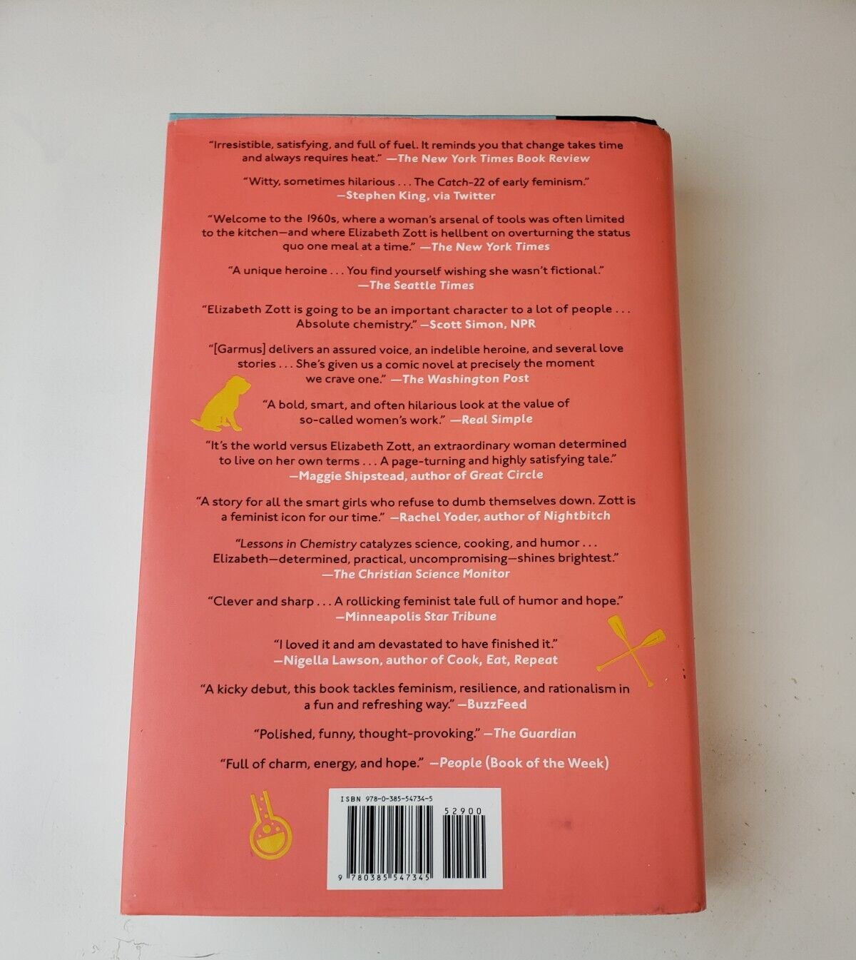 Lessons in Chemistry Bonnie Garmus HC Bestseller Book Club Fiction 2022