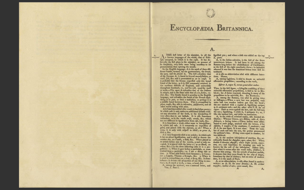 ENCYCLOPEDIA BRITANNICA, 1815 FIFTH 5th EDITION (ALL 20 Volumes) E-Book DVD-ROM