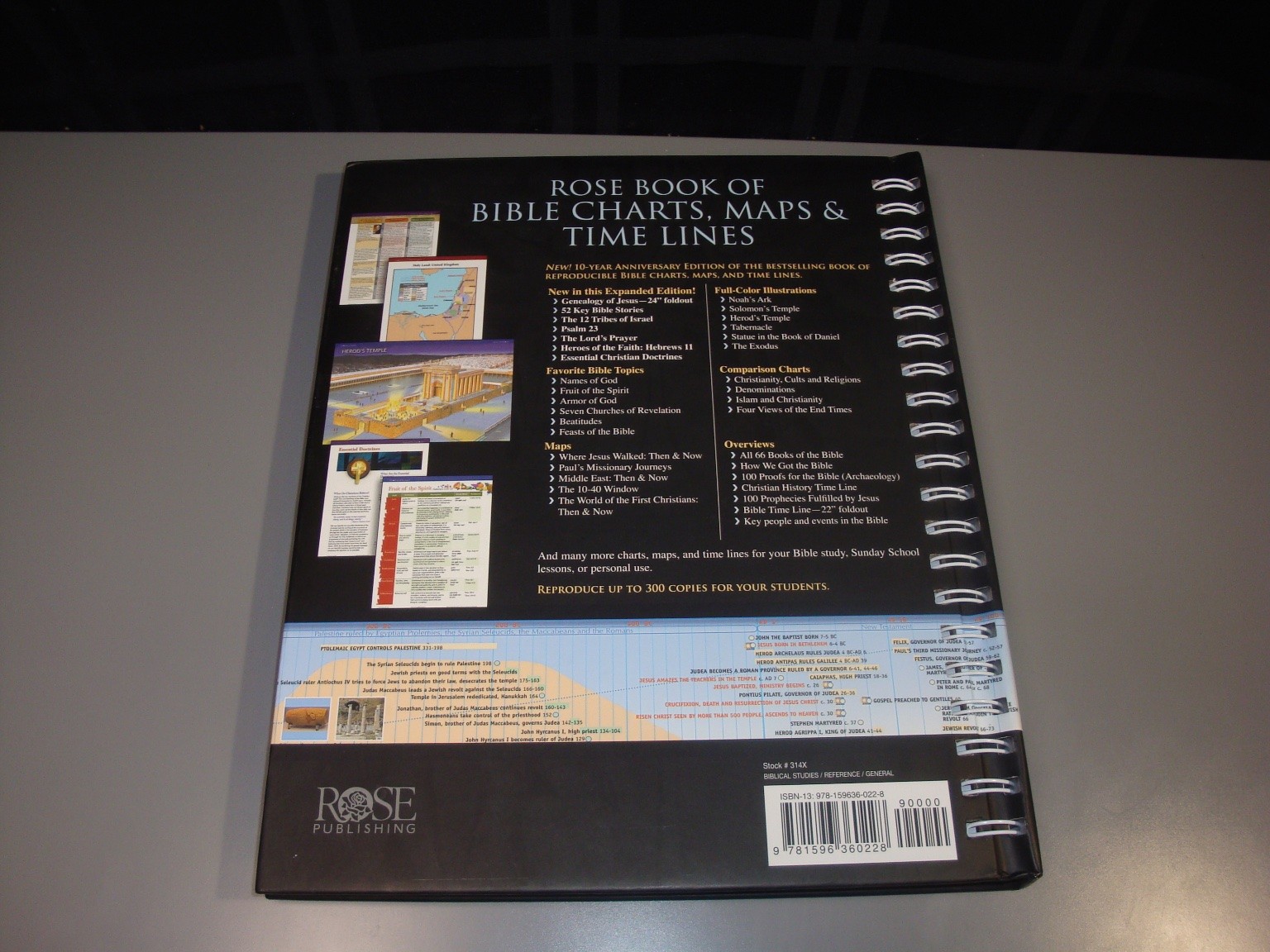 Rose Book of Bible Charts Maps & Time Lines 10th Anniversary Expanded Edition