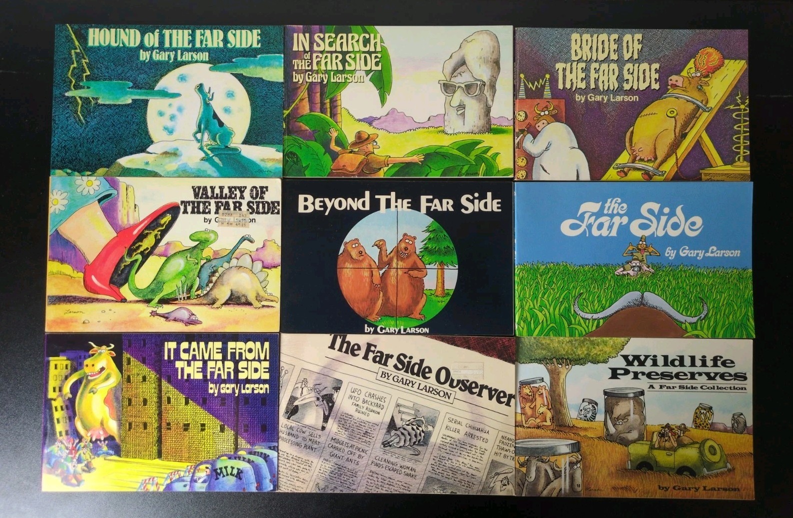Lot Of 13 Gary Larson Comic The Far Side