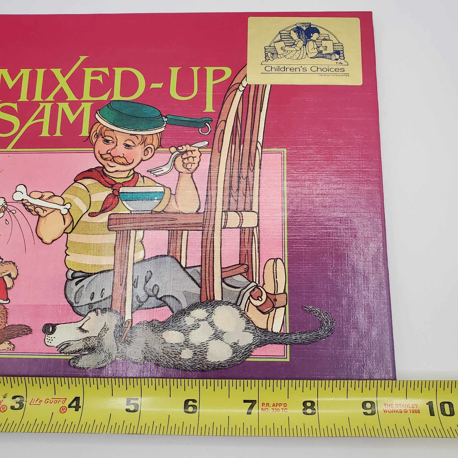 Signed w Art HBDJ Book MIXED UP SAM Elaine Moore To Nancy Hardback Autographed