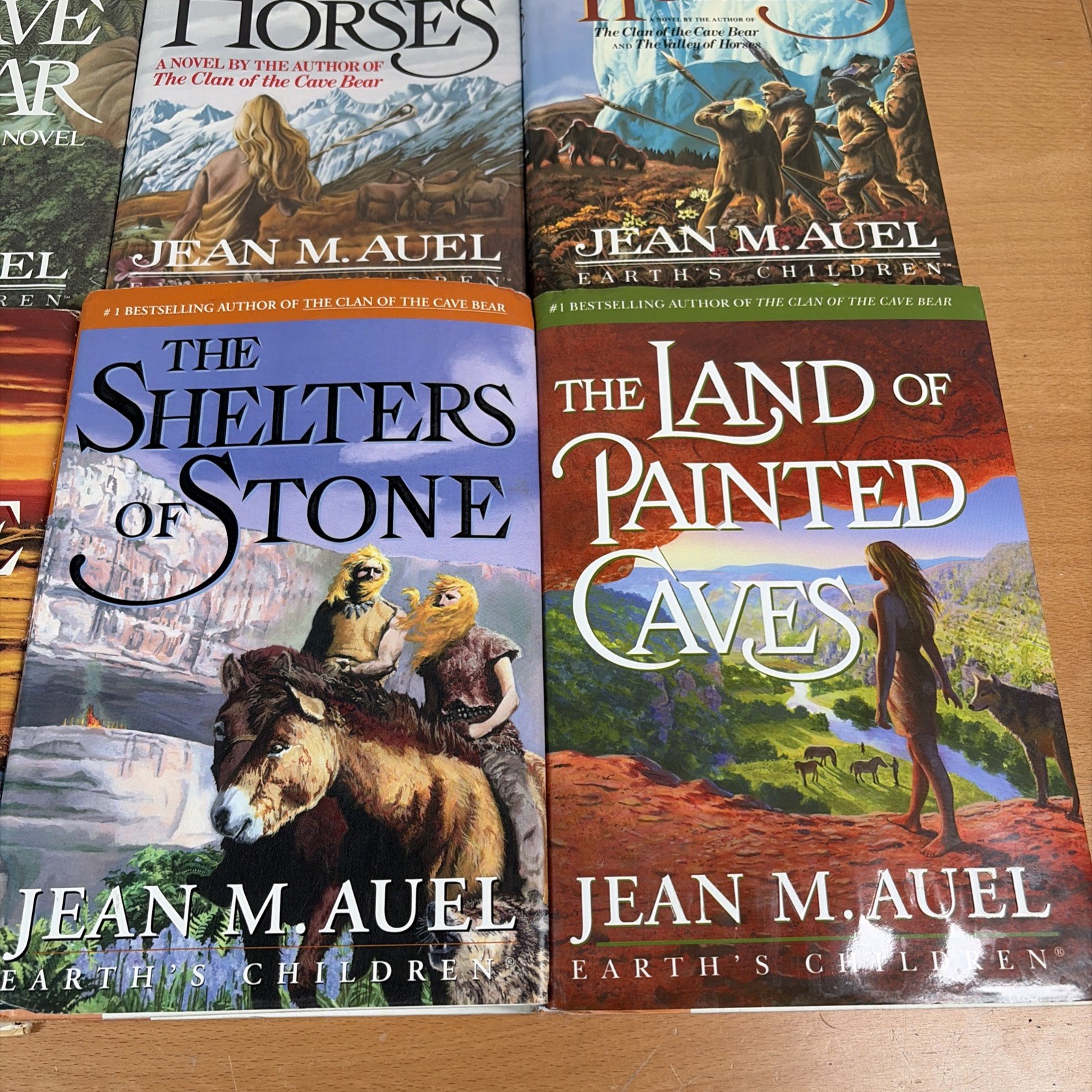 Complete Set Series Lot of 6 Earth’s Children Books by Jean Auel HARDCOVER