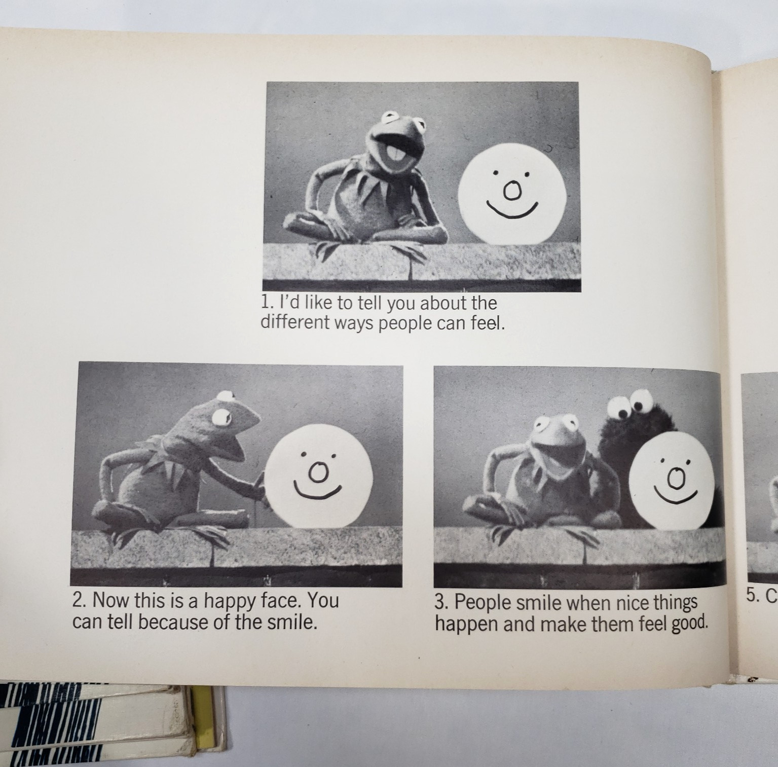 Vintage Sesame Street Books Lot 5 Preschool Press 1970s Hardcover Set Shapes ABC