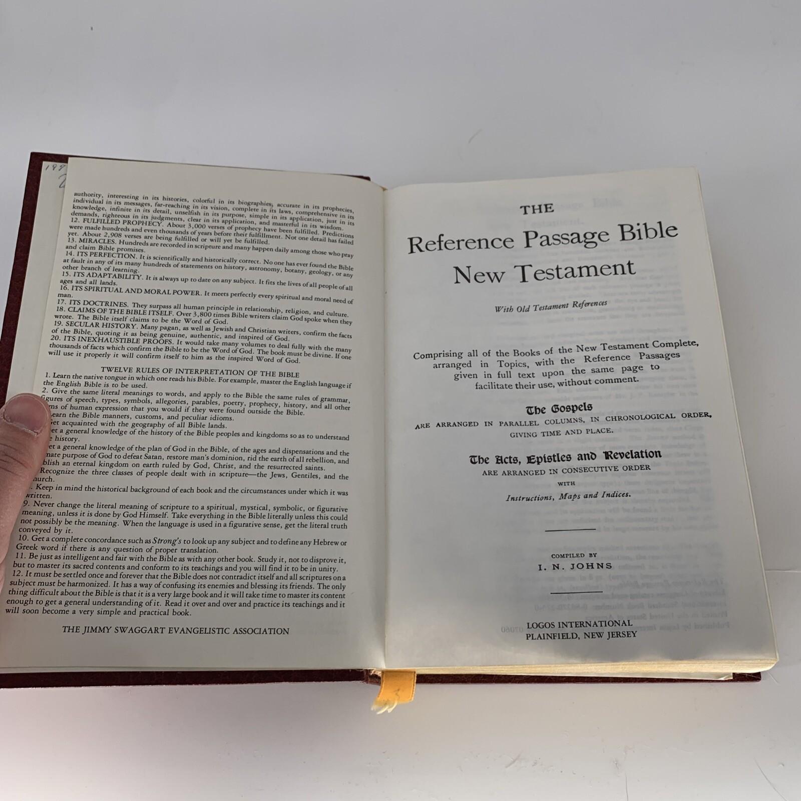 Reference Passage Bible New Testament & Old Testament References