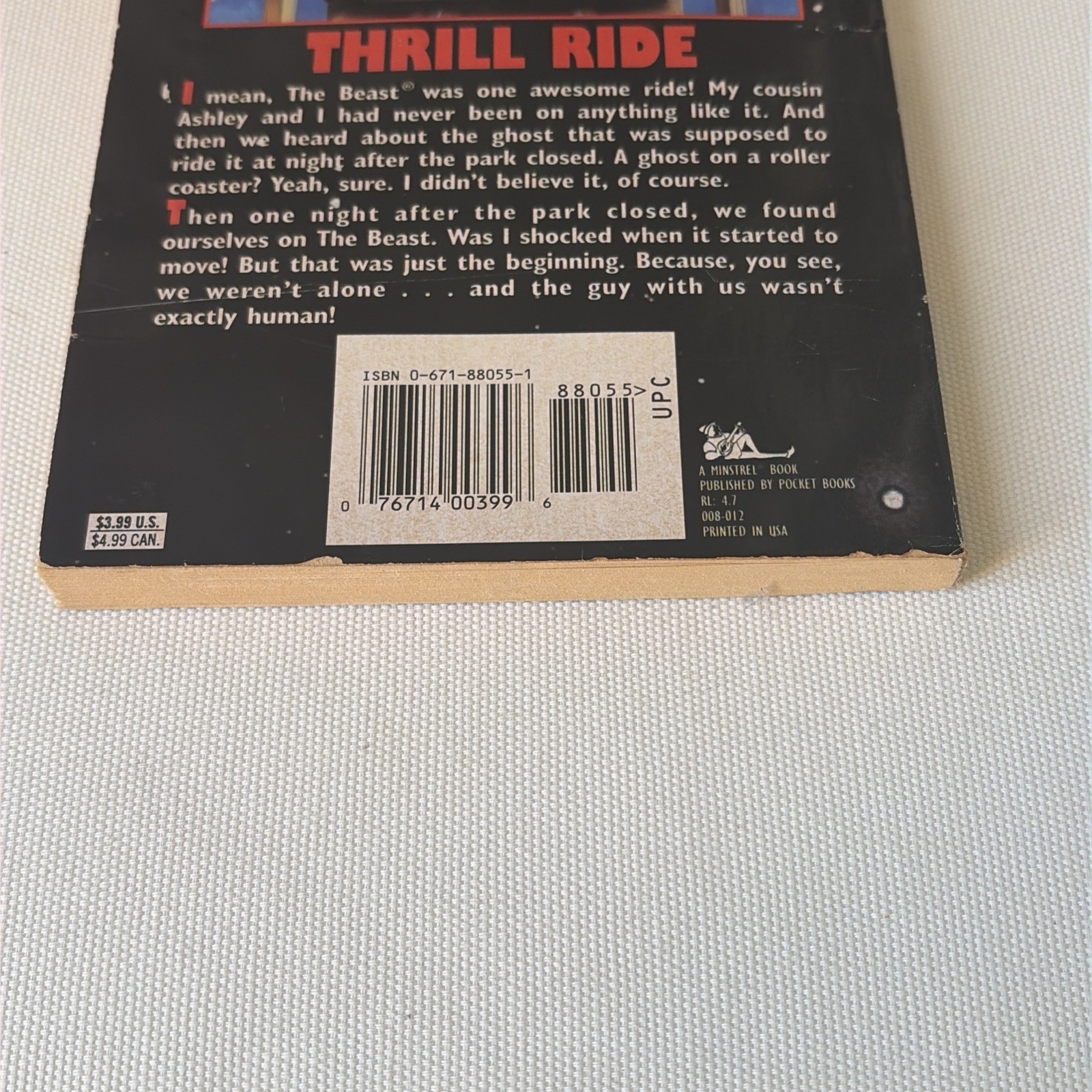 Beast by R. L. Stine (1994, Trade Paperback)