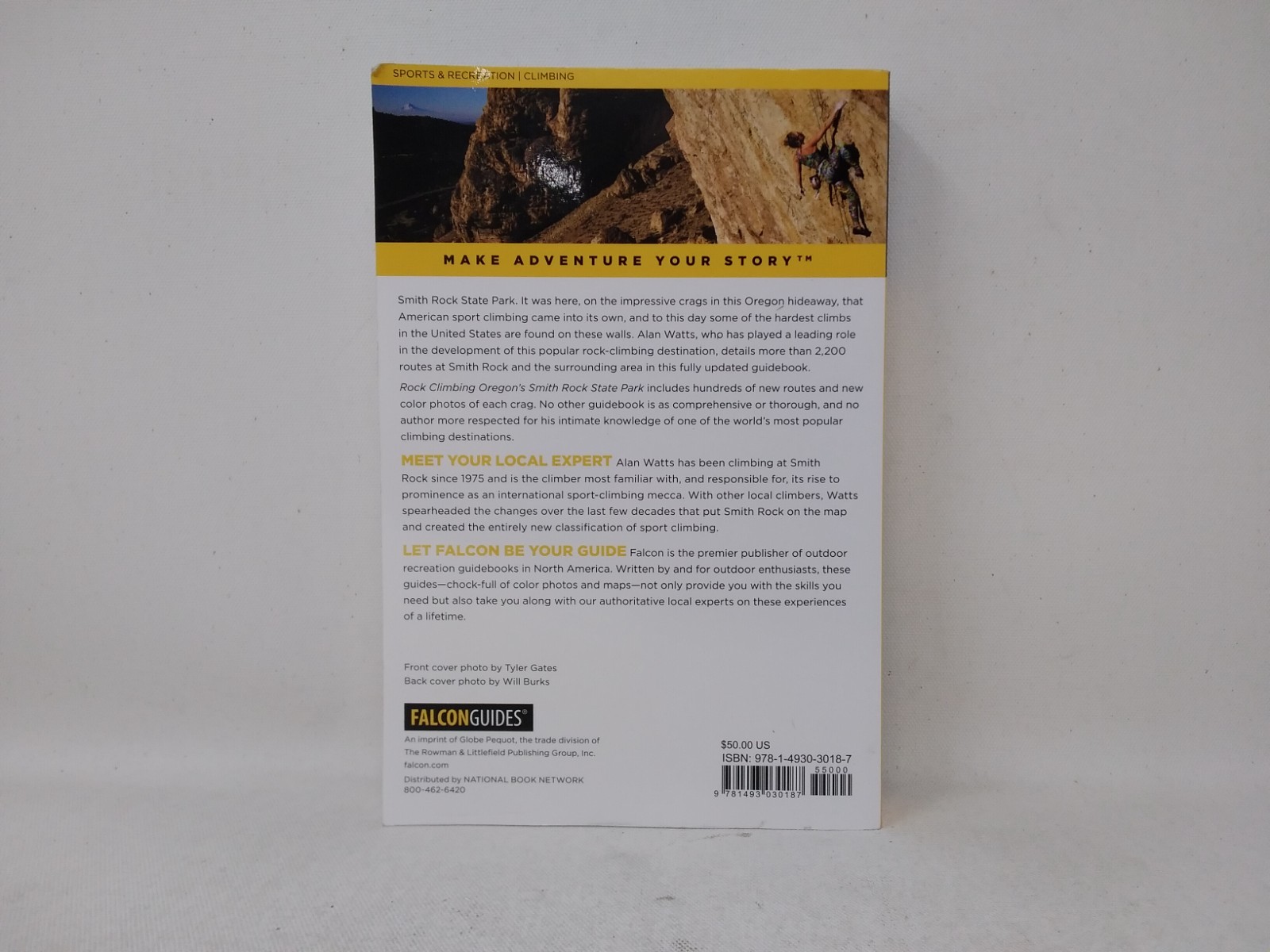 Rock Climbing Oregon’s Smith Rock State Park by Alan Watts (2023, Trade…