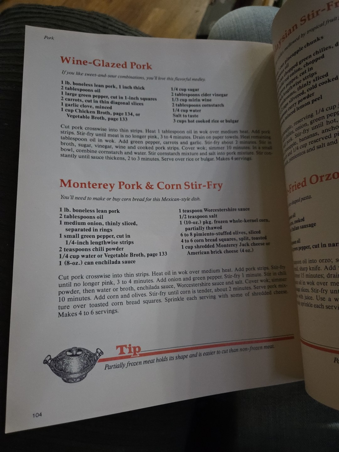 More Wok Cookery 1982 Softback Ceil Dyer – Like New