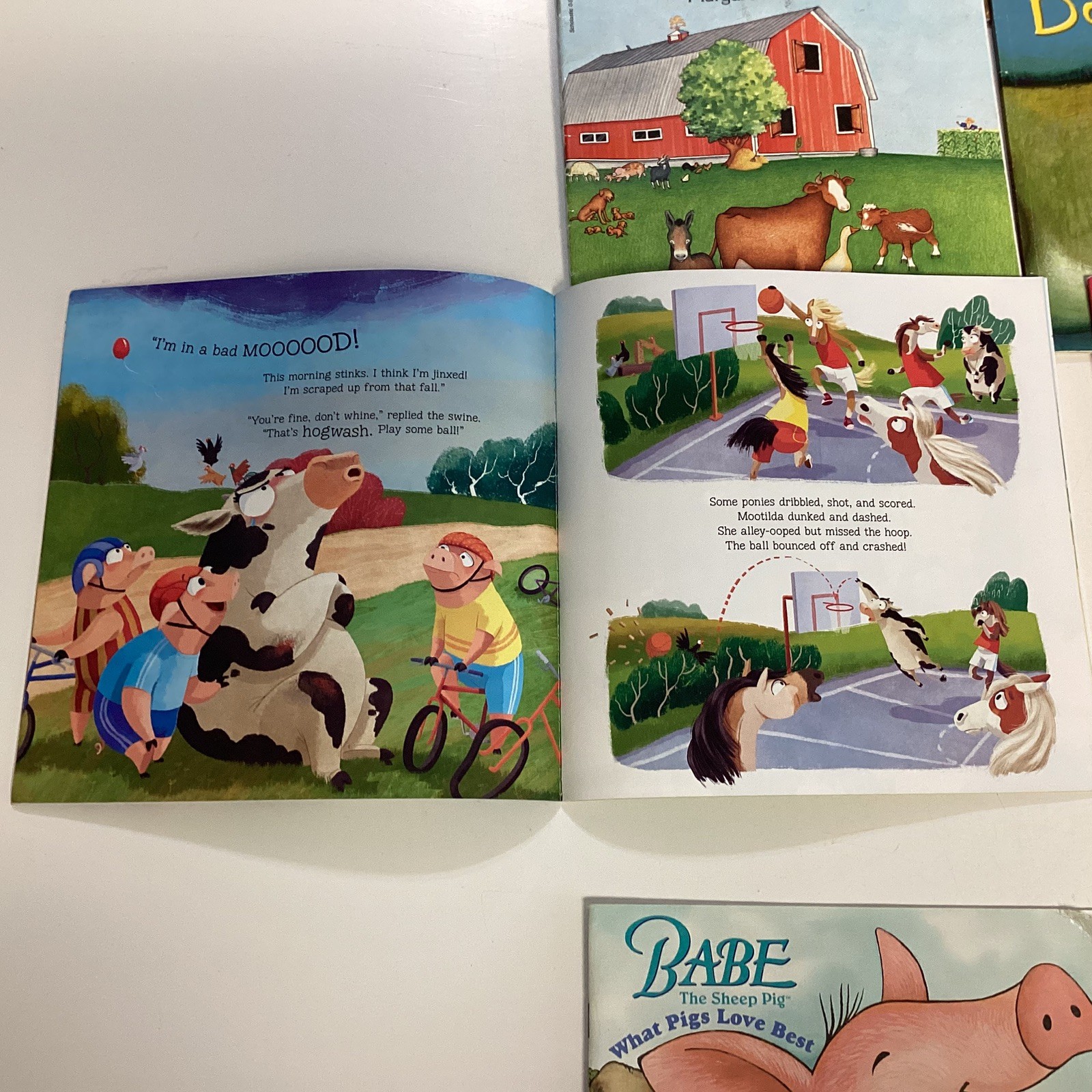 Farming Farms Tractors Barns Animals Preschool Kindergarten Picture 16 Book Lot