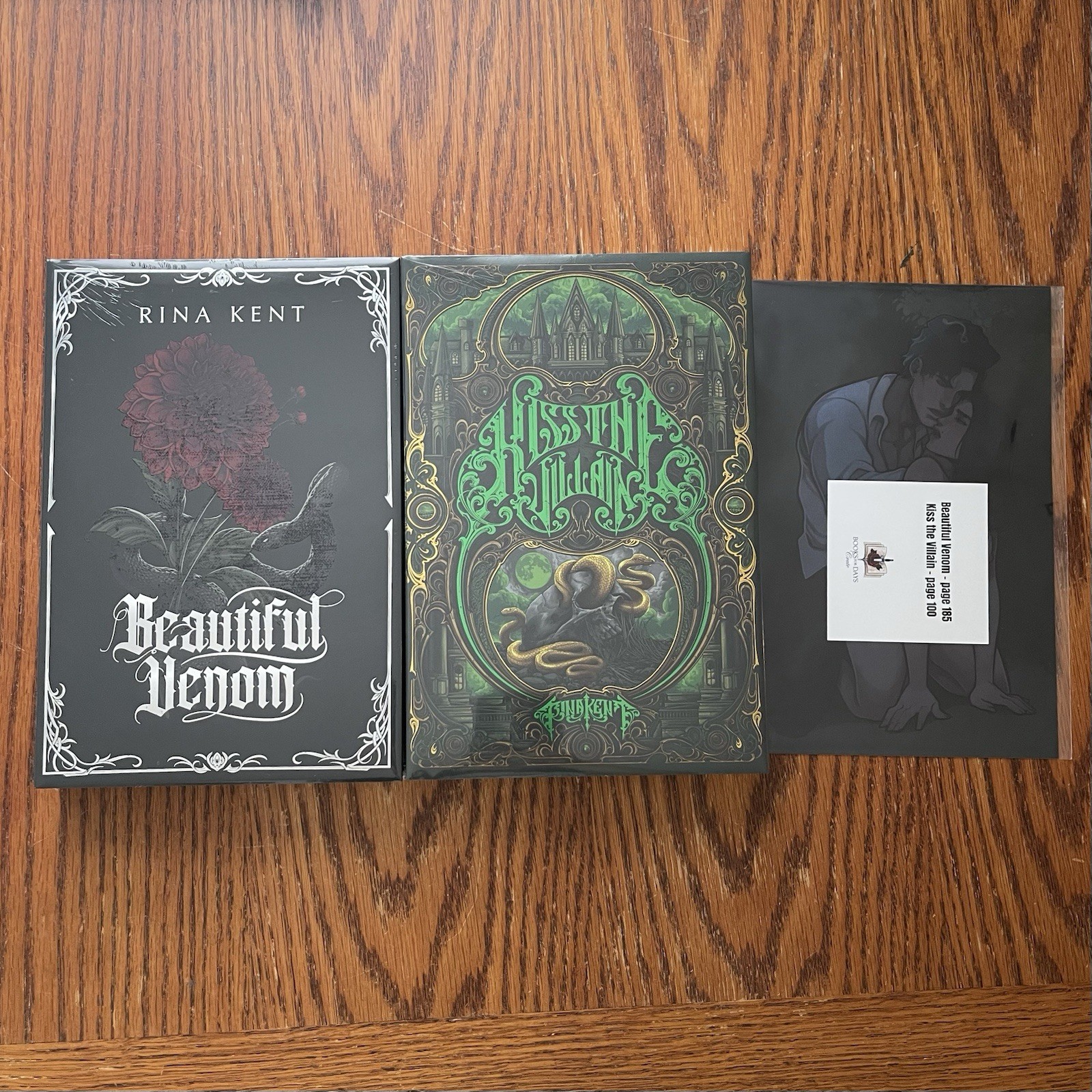 Books For Days Crate Rina Kent Kiss The Villain + Beautiful Venom