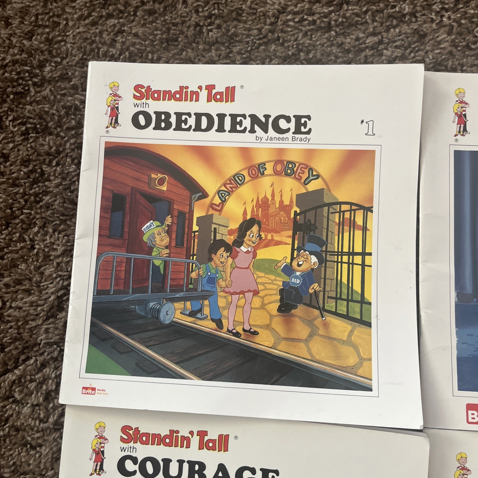 Lot Of 12 STANDIN‘ TALL Book Set By Janeen Brady #1-12 Honesty, Courage, Love…