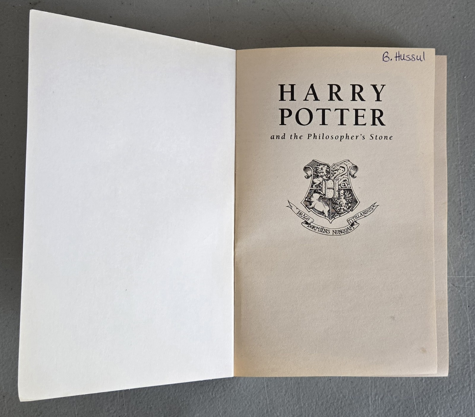 Harry Potter and the Philosophers Stone Scholastic First Edition First Print 1st