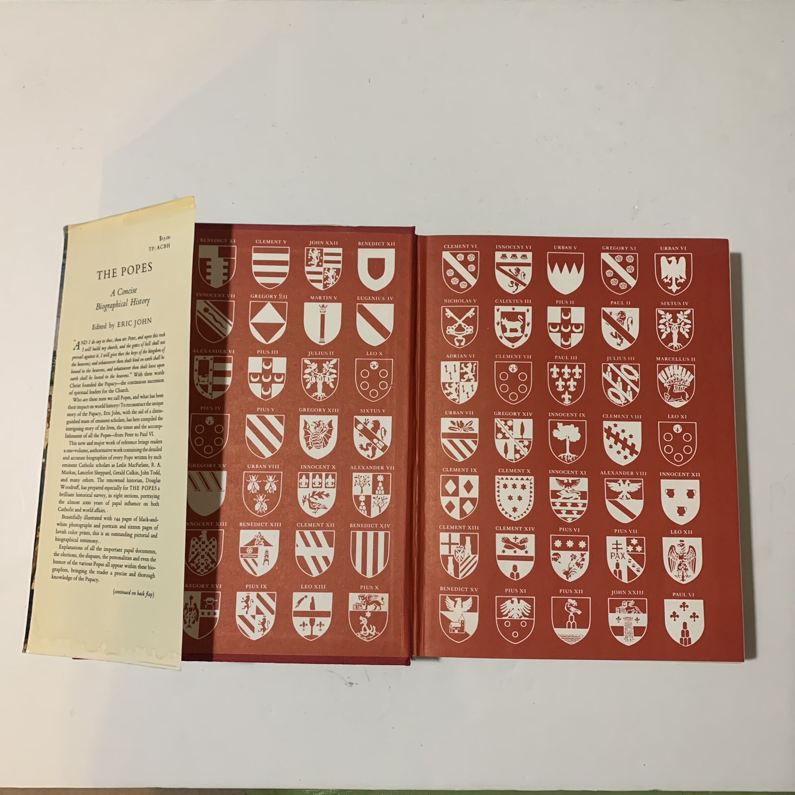The Popes a Concise Biographical History (First Edition 1964 With slip cover