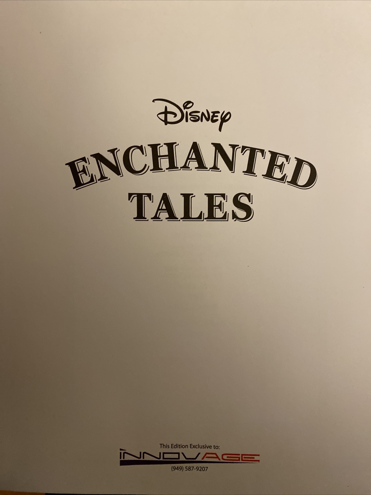Disney Enchanted Tales Book Hardcover Illustrated (301 pages) 2005