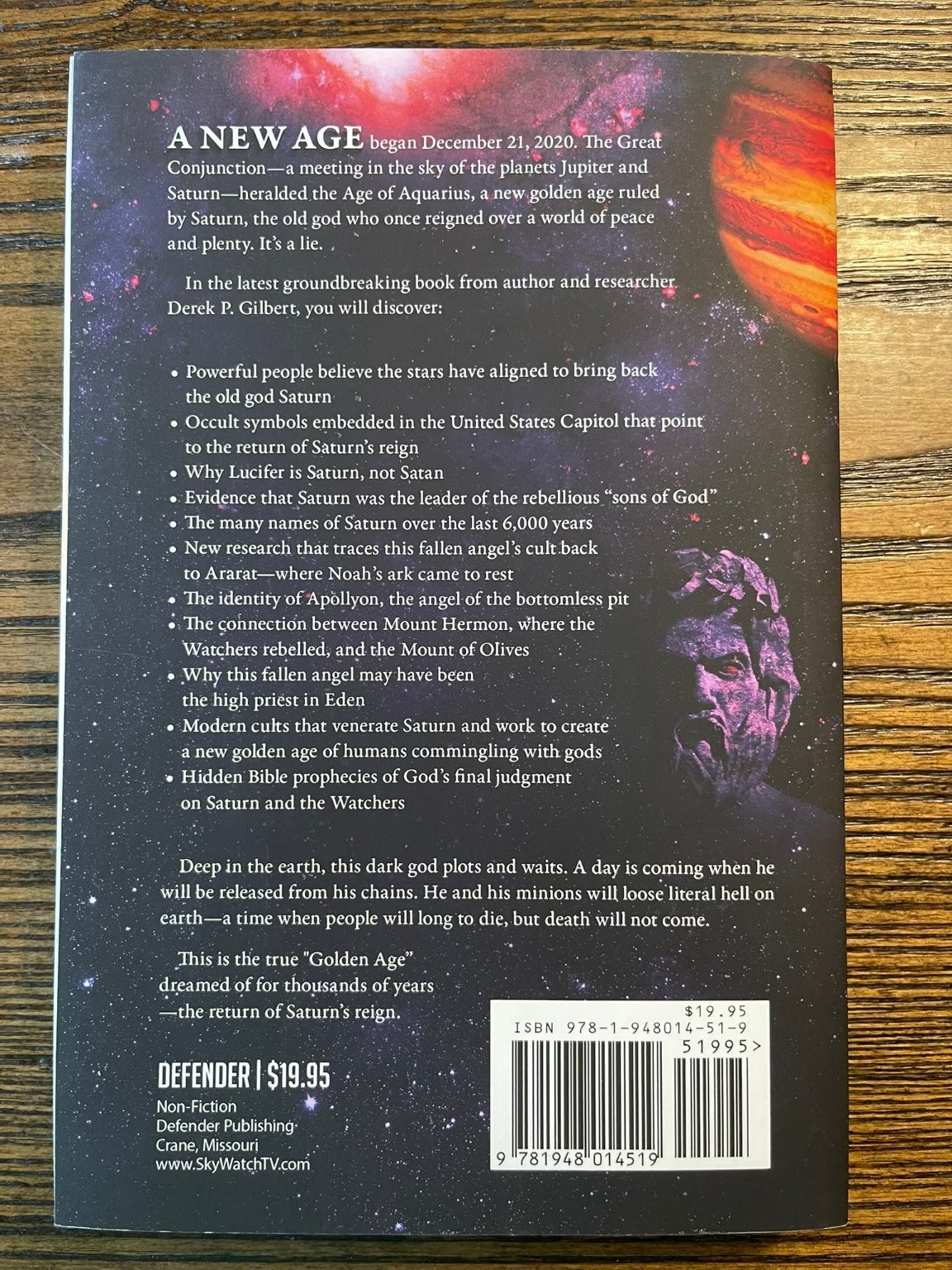 Second Coming of Saturn by Derek P. Gilbert 2020 Nonfiction Occult:VG