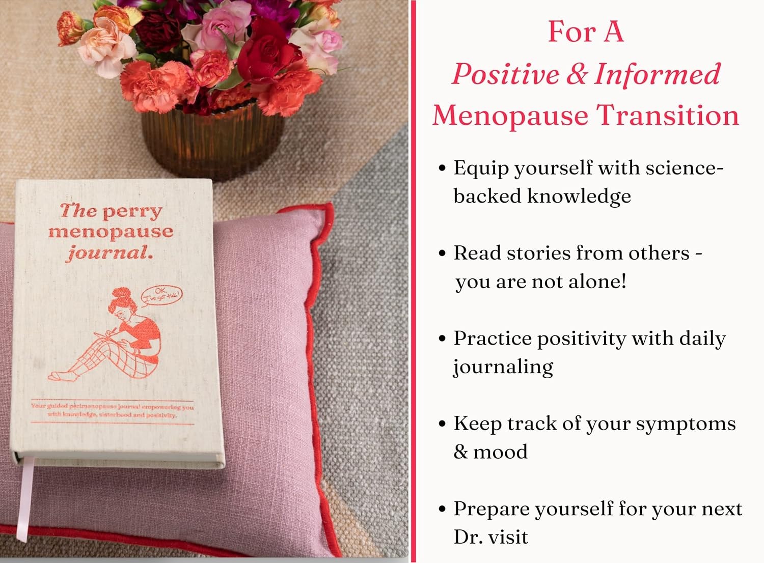 The Perry Menopause Journal Guided Perimenopause and Wellness Tracker