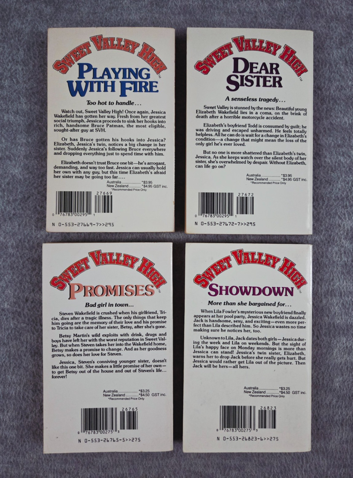 Sweet Valley High 21 Paperback Regular & Super Edition 1980s Lot