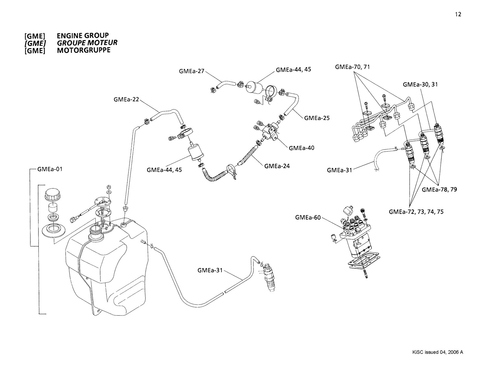 KUBOTA F1900 F1900E Flat-Rate Schedule Manual 2006 – WIRE BOUND – TOUGH COVERS