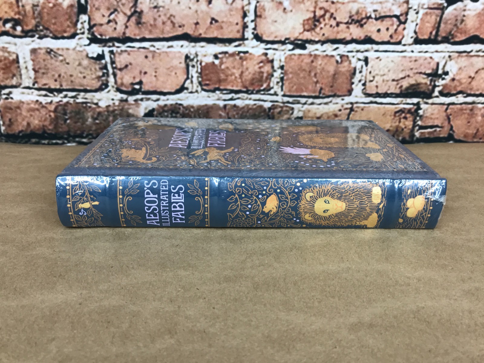 AESOP’S ILLUSTRATED FABLES by Aesop Leather Bound Collectible NEW
