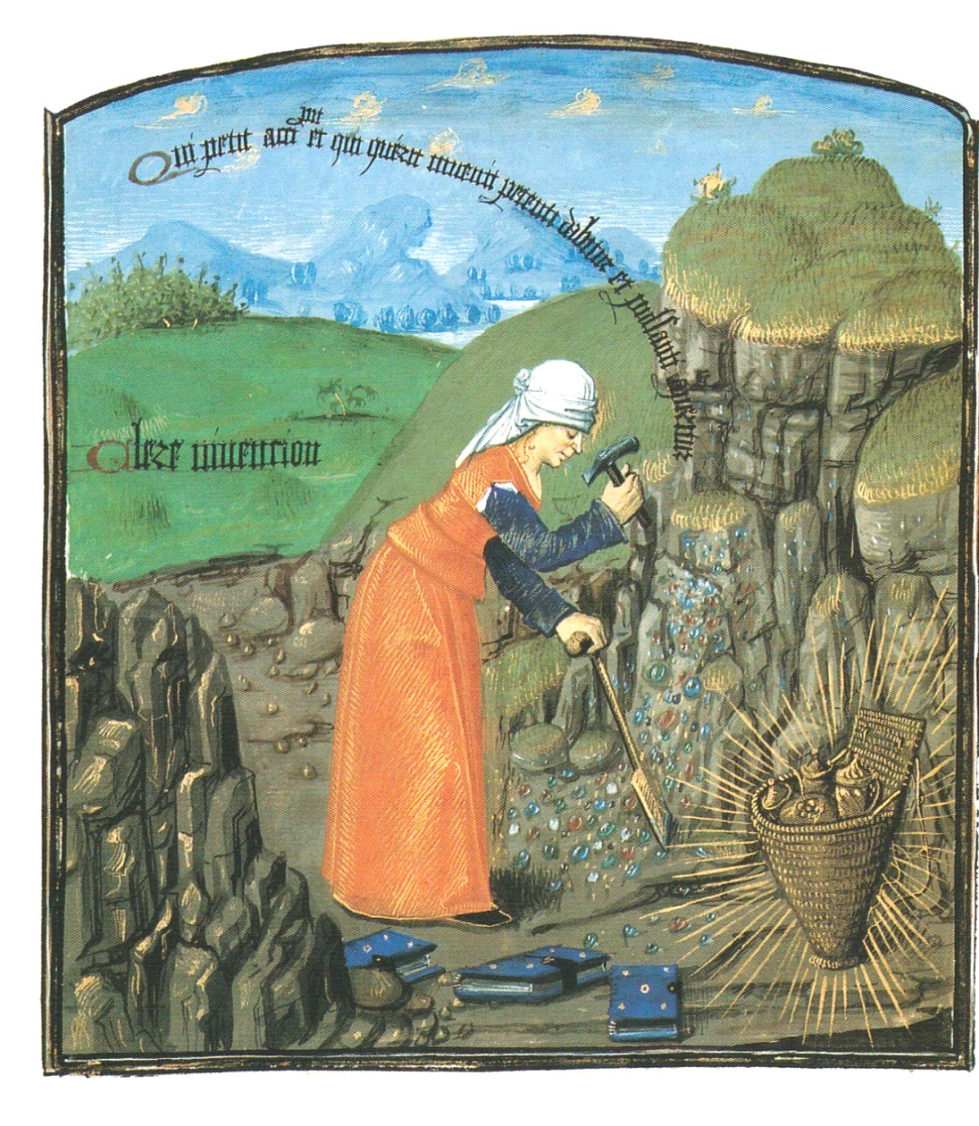 The Medieval Woman, An Illuminated Book of 30 Postcards, by Sally Fox, Art Book