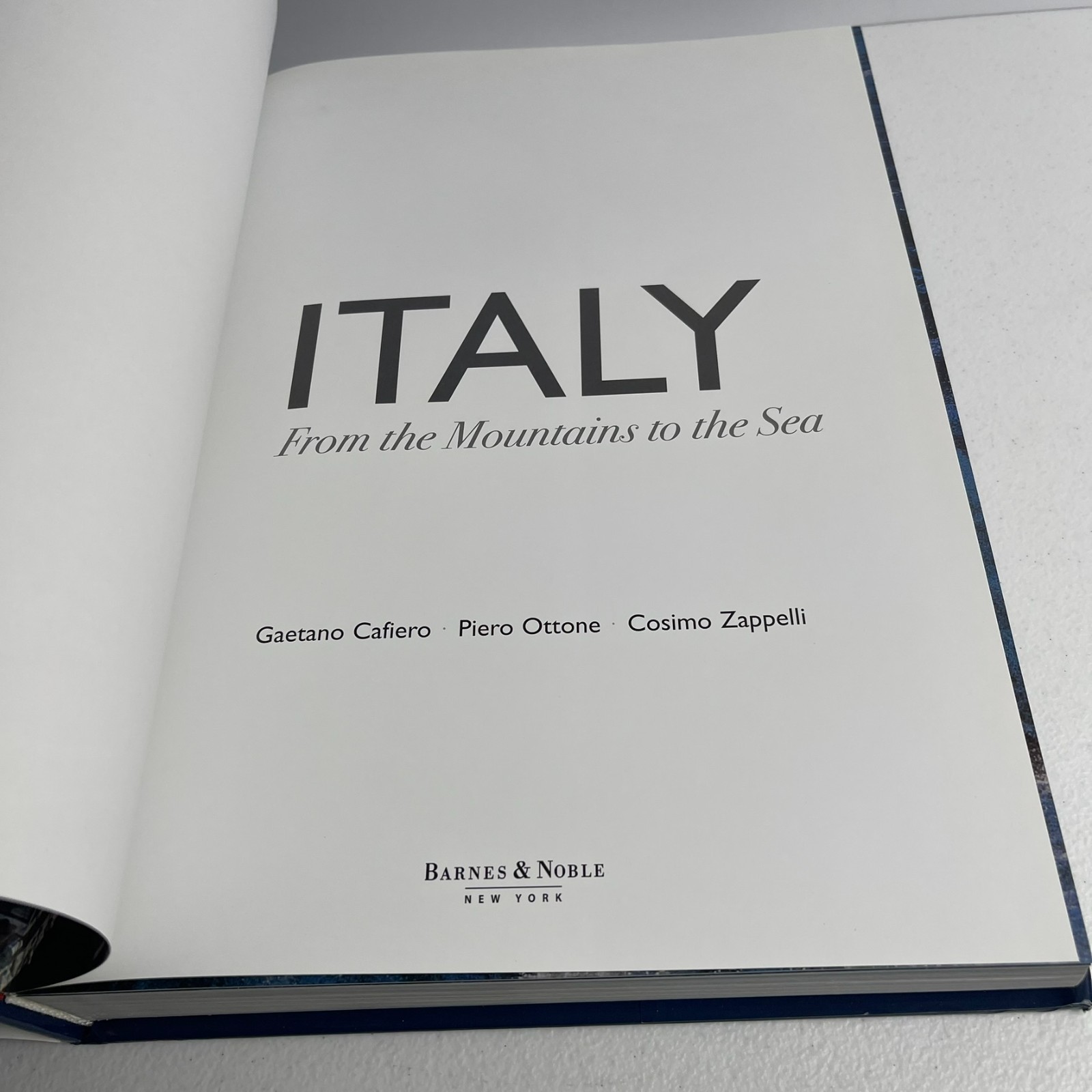 Italy From The Mountains To The Sea Barnes & Noble New York