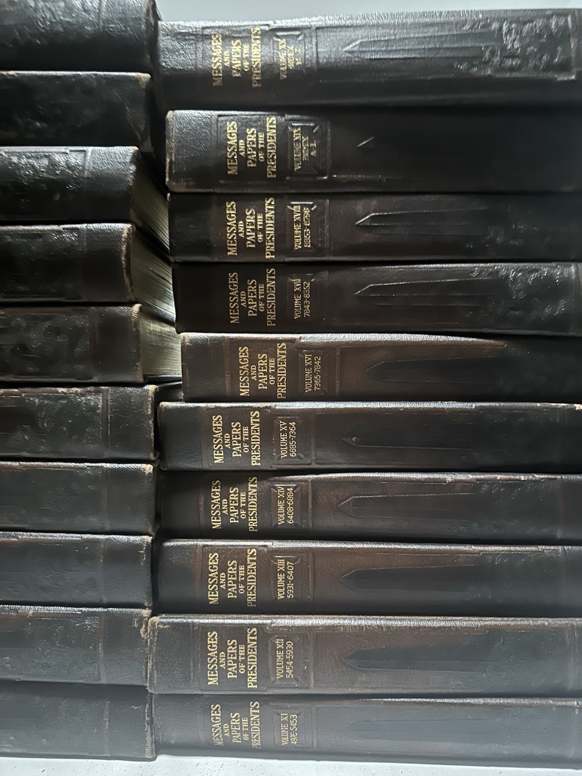 Complete Set 1-20 Hardcover Compilation of Messages and Papers of the Presidents