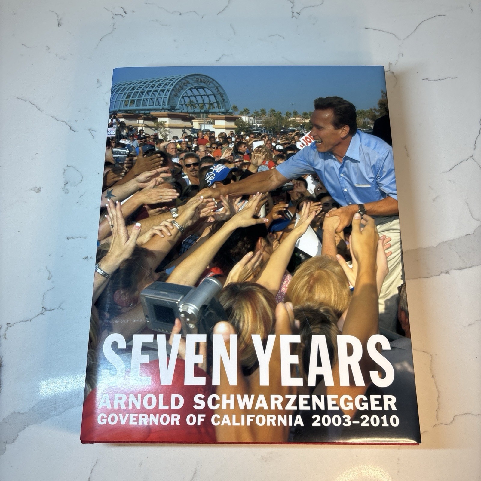 SIGNED by Arnold Schwarzenegger Seven Years 1st edition 2010 HC/DJ