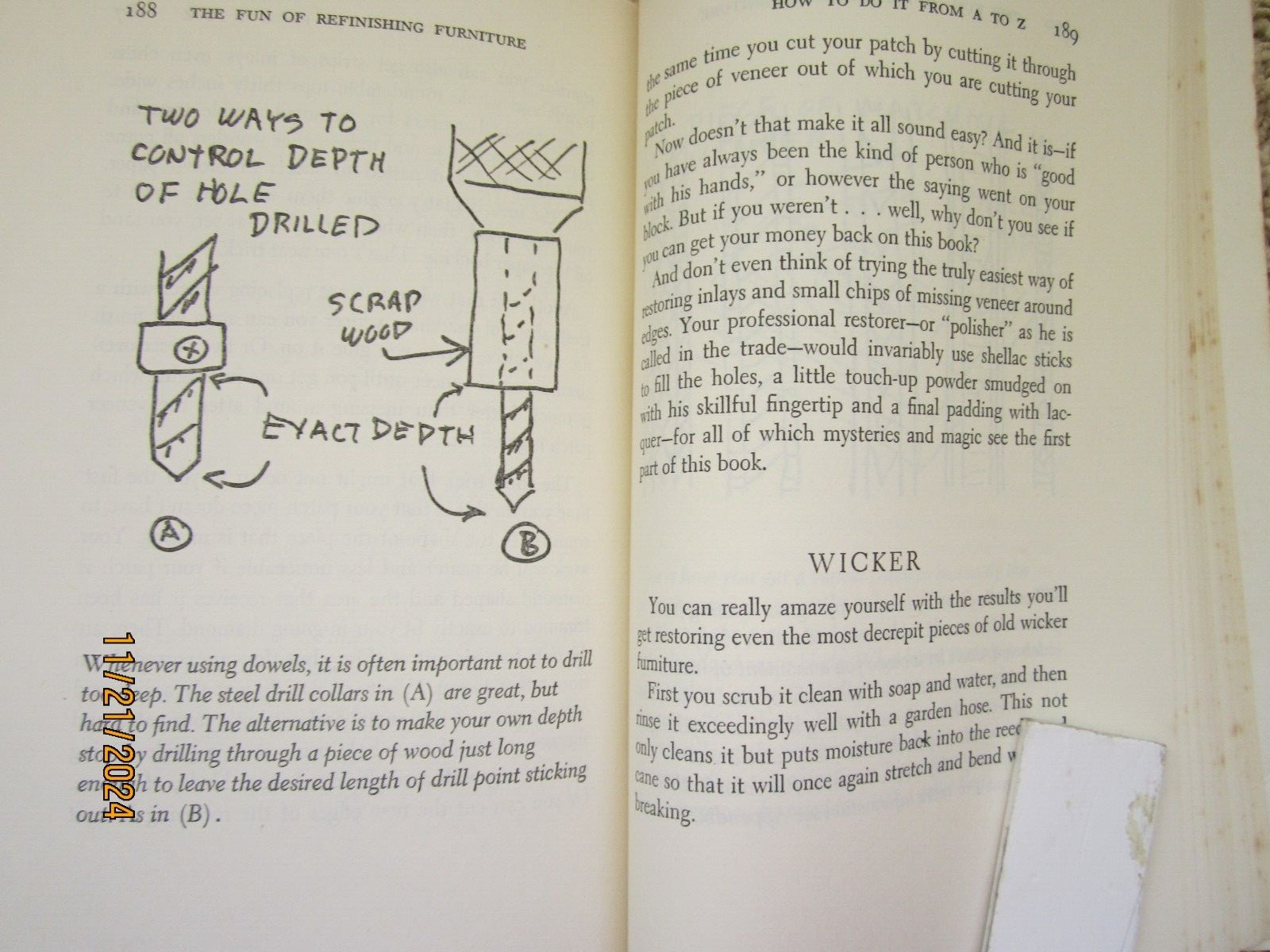 „The Fun of Refinishing Furniture“ 1976 Grotz 244 pages ISBN 0-385-14916-6