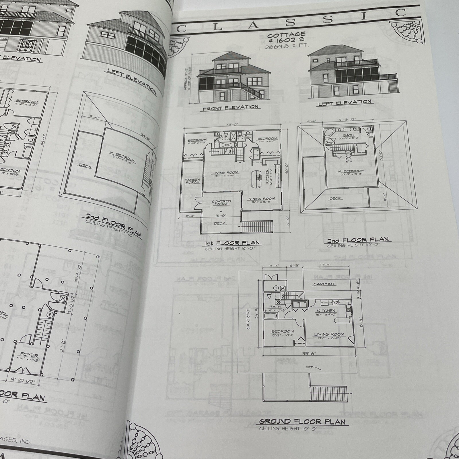 Charming Home Plans Classic Cottages Book 1994 124 Pages PB Building House