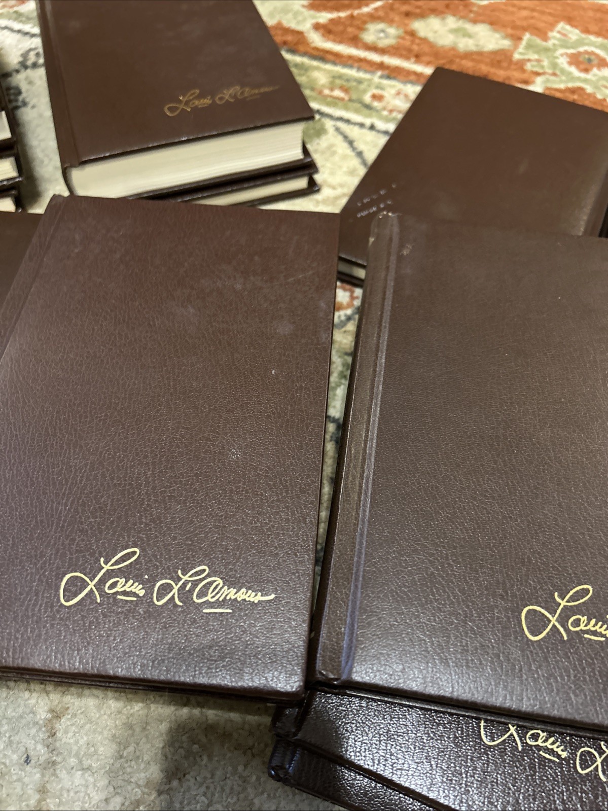 Louis L’Amour Leatherette SACKETT Collection Nearly Complete 15 Vol & Companion