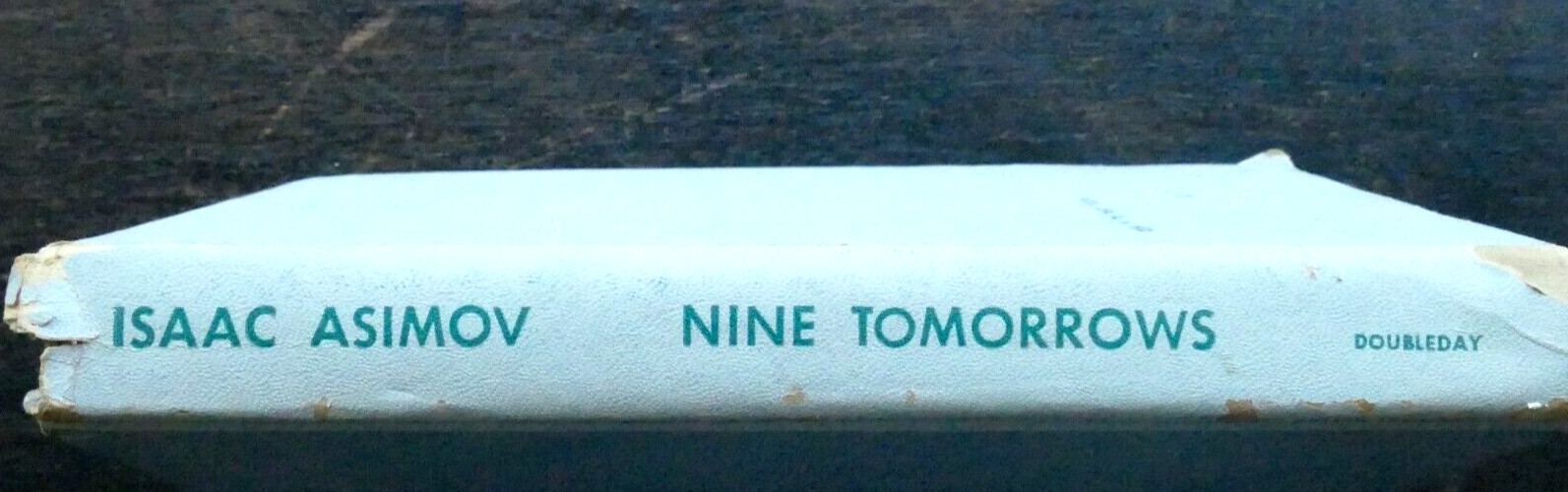 NINE TOMORROWS Isaac ASIMOV 1959 FIRST EDIT HC SALE Near Future VNT Reject Slip