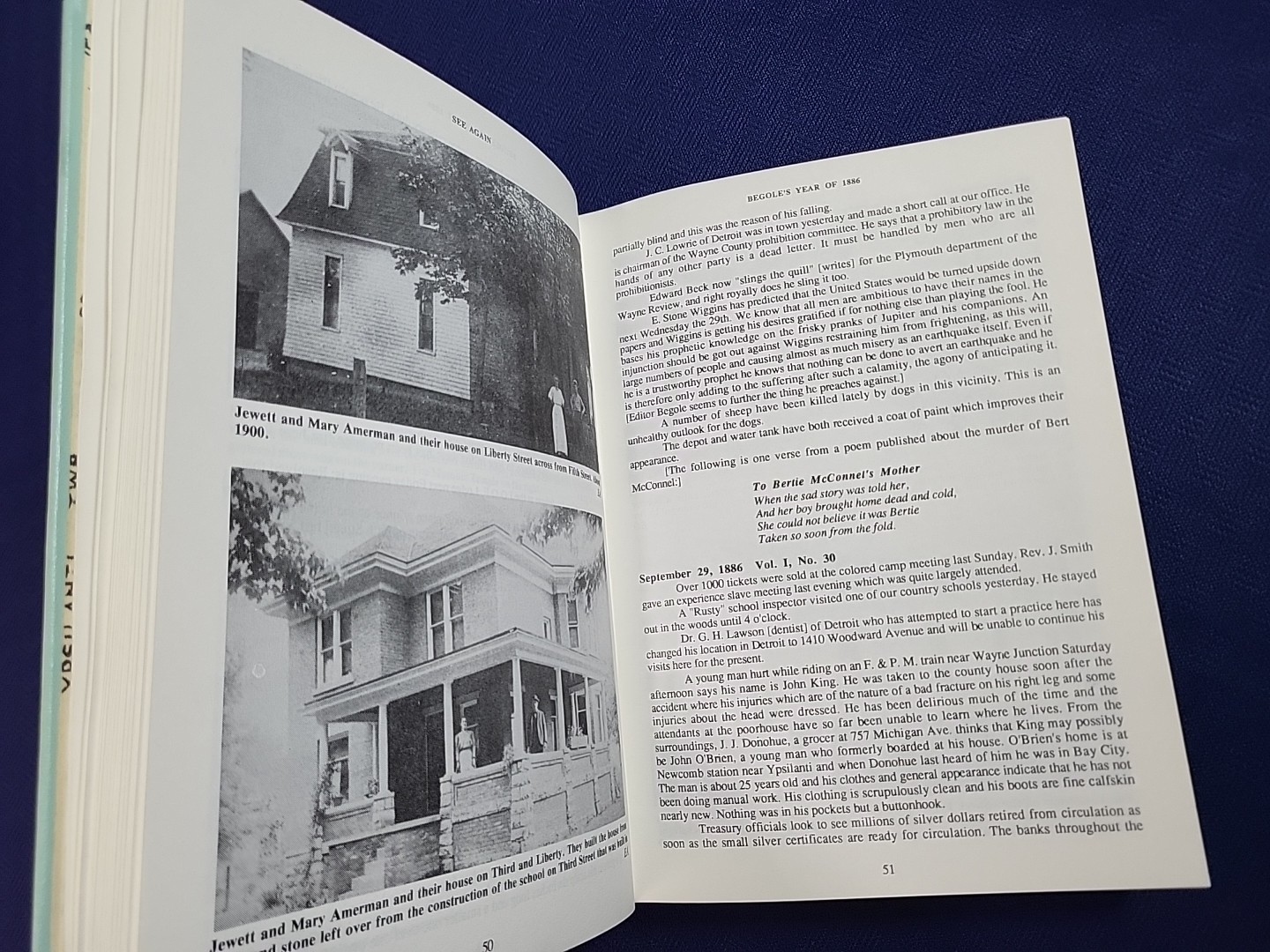 Signed SEE AGAIN: A PICTORIAL HISTORY OF BELLEVILLE By Edna & Park Gregory