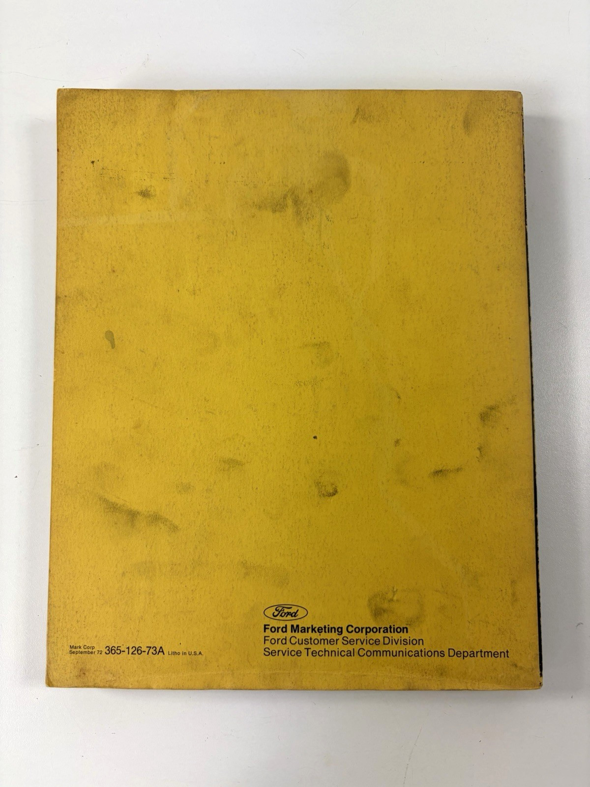 1973 Ford Factory Car Shop Repair Service Manual Volume 1 4 and 5