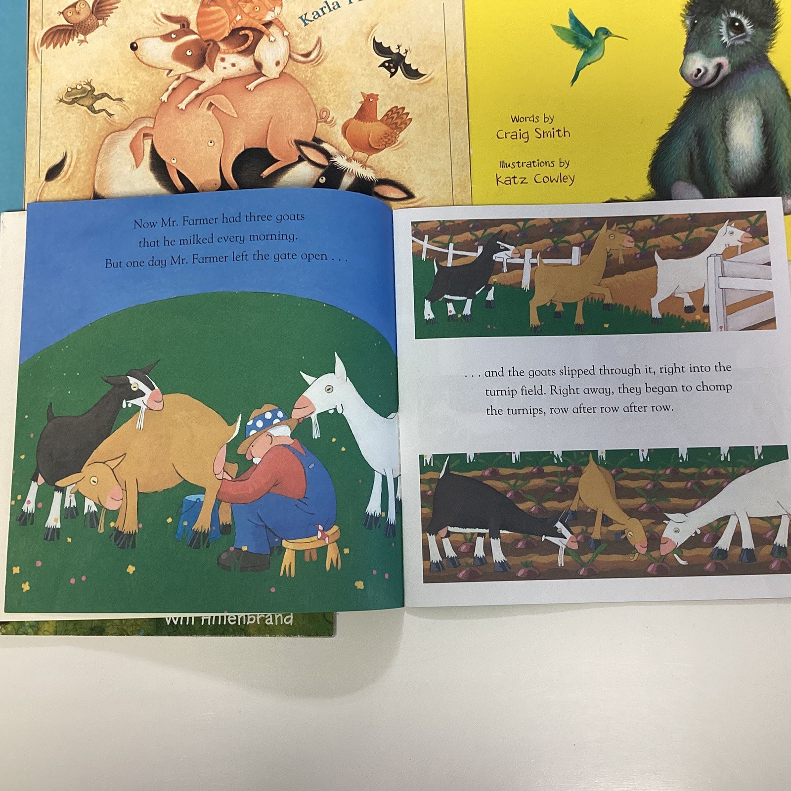 Farming Farms Tractors Barns Animals Preschool Kindergarten Picture 16 Book Lot