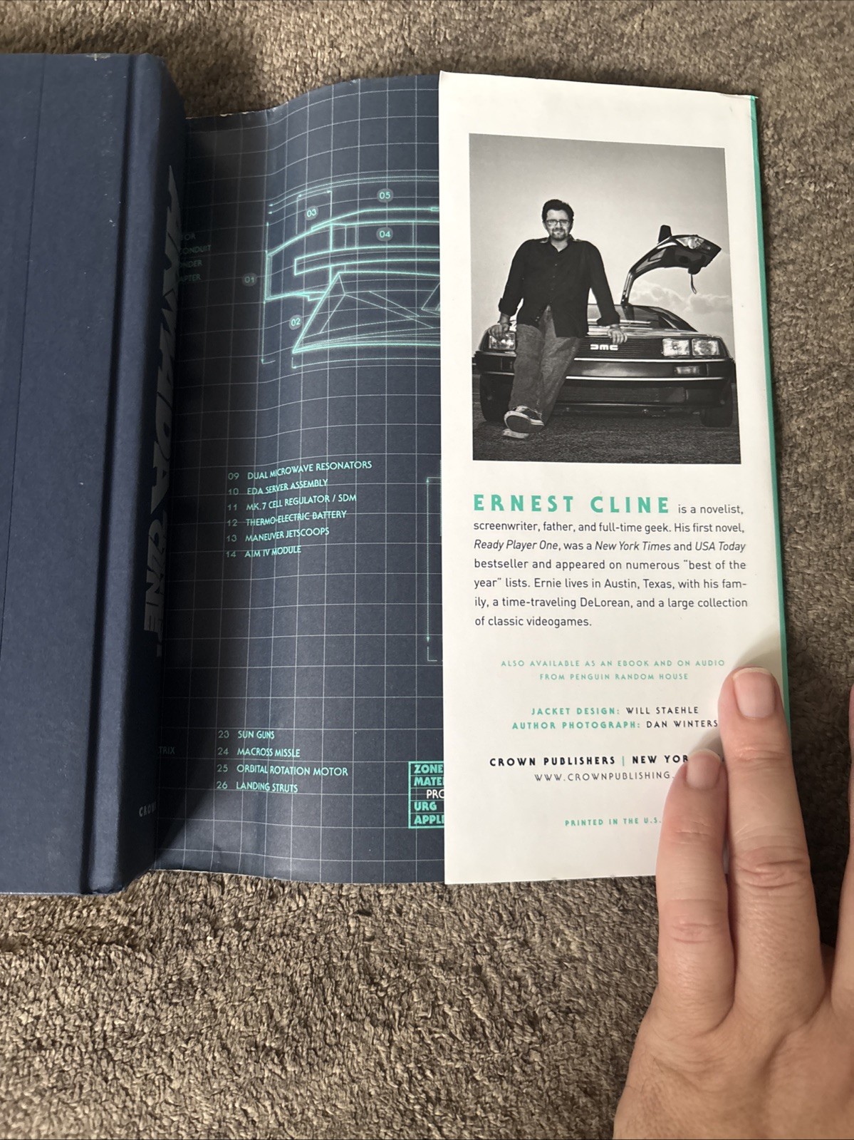 Ernest Cline Signed Book Lot Ready Player Two Armada Hardcover