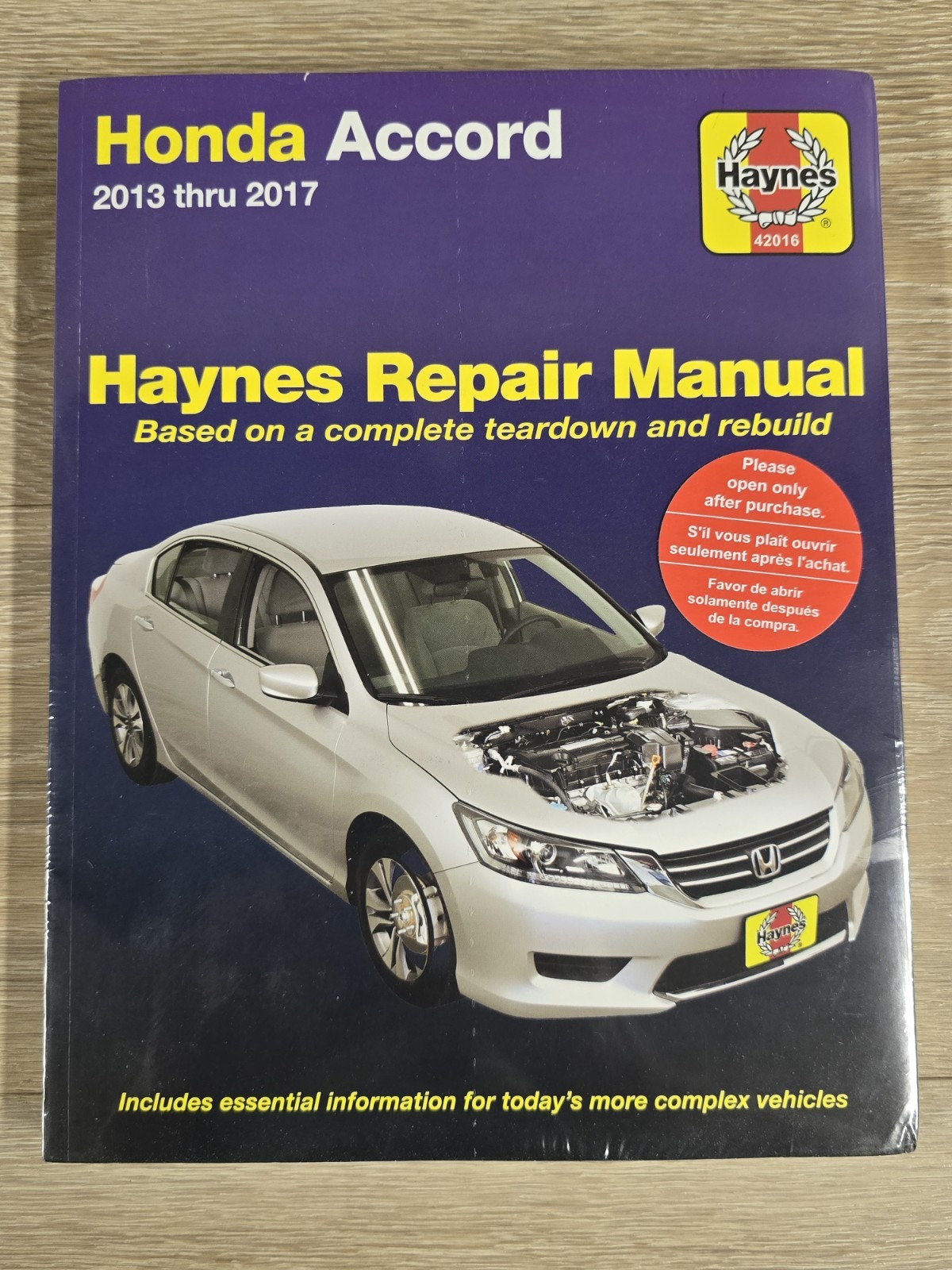 New Honda Accord 2013 Thru 2017 Haynes Repair Manual by Haynes Publishing Sealed