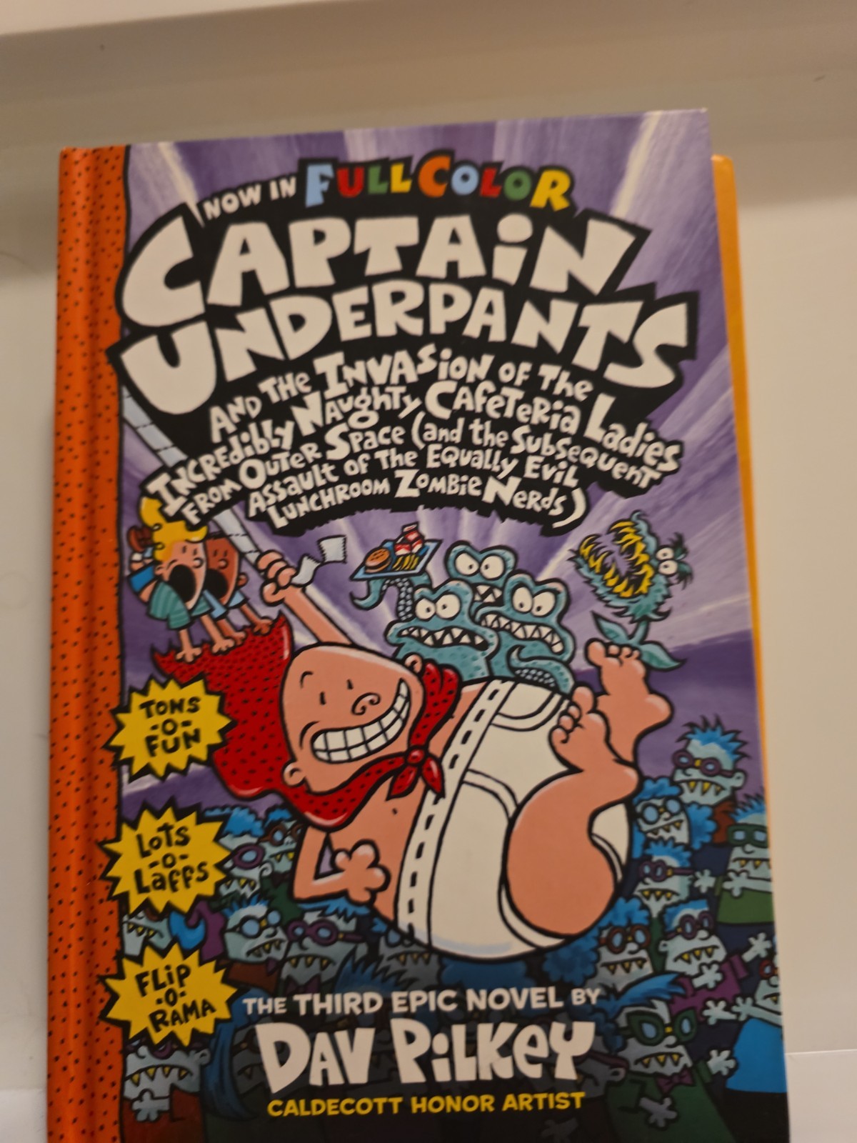 Captain Underpants Dav Pilkey Lot of 3 Books Volumes 3 4 6 Mixed Color Editions