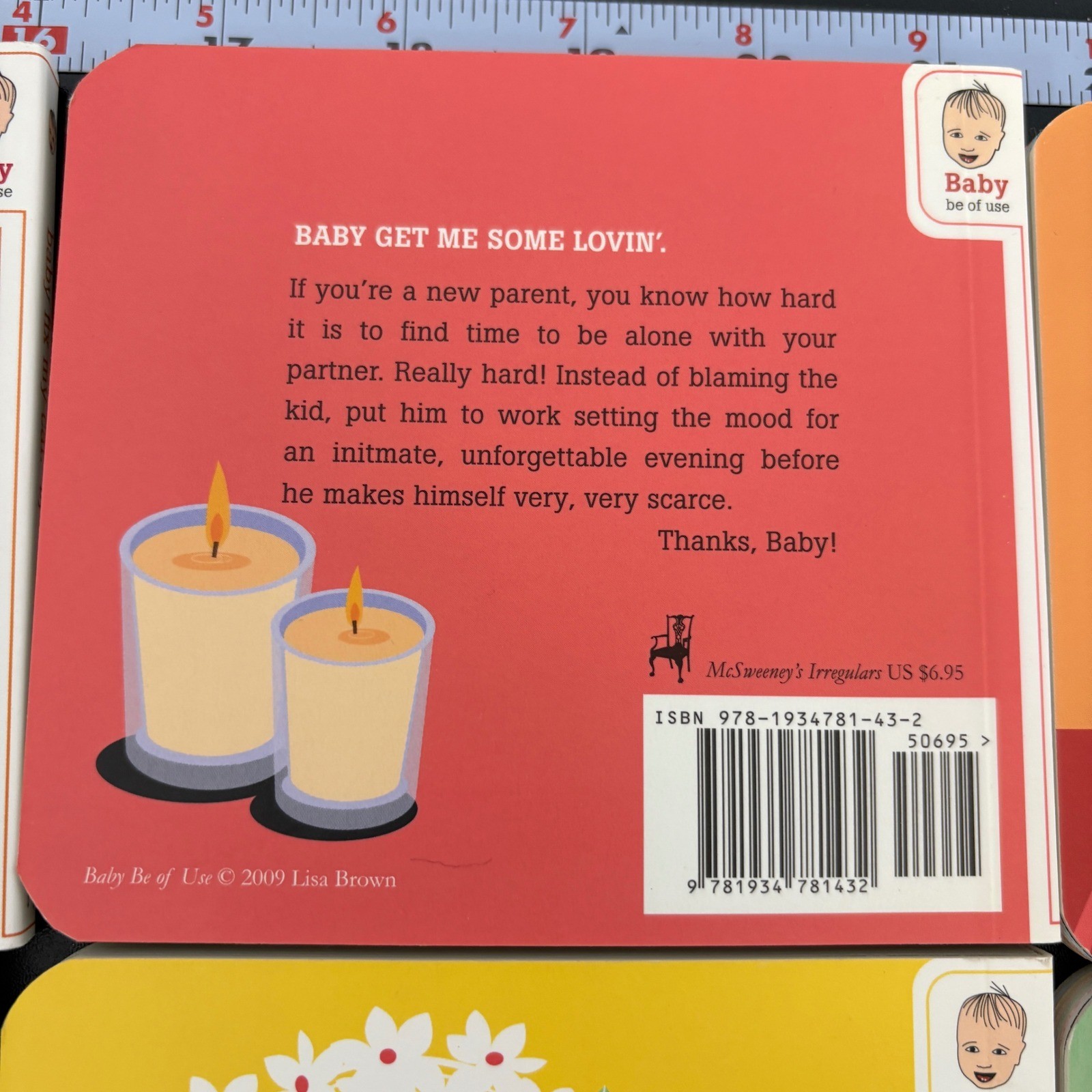 McSweeney’s Baby Be of Use Board Book Set Lisa Brown 6 Books Multicolor Humor